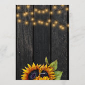 Invitation I DO BBQ rustic sunflower engagement party (Dos)