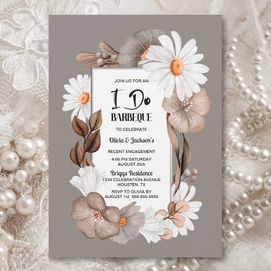 Invitation I Do BBQ Spring Automne