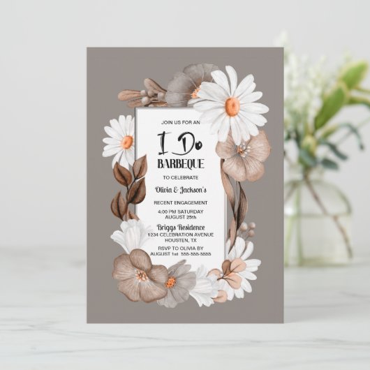 Invitation I Do BBQ Spring Automne (Debout devant)