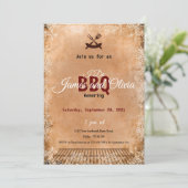 Invitation I Do Do Invite BBQ Couples Couple Shower Engagemen (Debout devant)