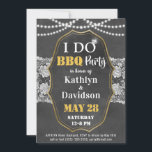 Invitation I DO Fiançailles Photo Elegant Lace Chalkboard BBQ<br><div class="desc">I DO Fiançailles 4 Photo Elegant Lace Chalkboard BBQ Party Invitation Card. Célébrez votre événement spécial avec cette belle carte d'invitation. Tous les textes sont pré-arrangés pour que vous personnalisiez facilement et rapidement avec vos propres détails.</div>