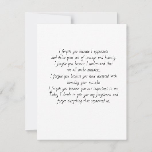 Invitation i forgive you  (Dos)