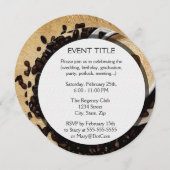 Invitation I Heart Coffee (Devant / Derrière)