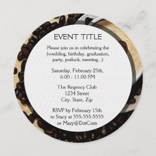 Invitation I Heart Coffee