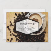 Invitation I Heart Coffee (Dos)