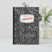 Invitation i livre de composition gradué (Debout devant)