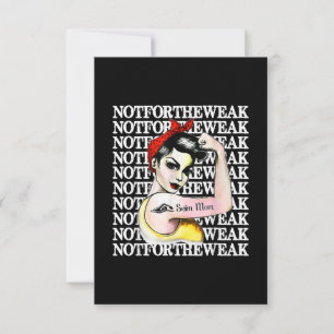 Invitation I Love Baignade - Swim Maman Pas Faible Design