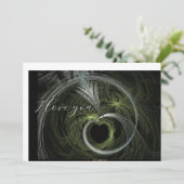 Invitation I love you (Debout devant)