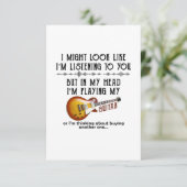 Invitation I Might Look Like I'm Listening To You (Debout devant)