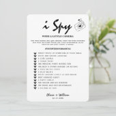 Invitation i Spy Photo Hunt Wedding Réception Réception Scave (Debout devant)