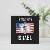 Invitation i stand with israel (Debout devant)