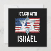 Invitation i stand with israel (Devant)