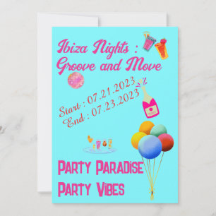 Invitation Ibiza Bachelorette