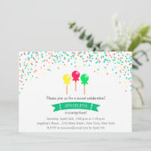 Invitation Ice lollies -invitation de fête d'anniversaire (Debout devant)