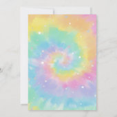 Invitation Ice skates Colorful Tie Dye Birthday (Dos)