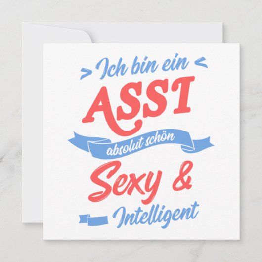 Invitation Ich Bin Ein Assi Arbeitslos Hartz 4 Arbeitslosigke (Devant)