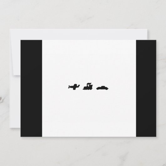 Invitation Ici, là et partout dans la Fête de l'mariée (Devant)