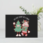 Invitation Ici, On Dirait Un Snack Gâteau De Noël (Debout devant)