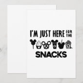 Invitation Ici pour les collations vacances en famille (Devant / Derrière)