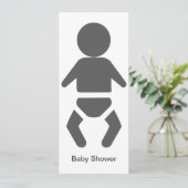 Invitation Icon Baby Grey (Debout devant)