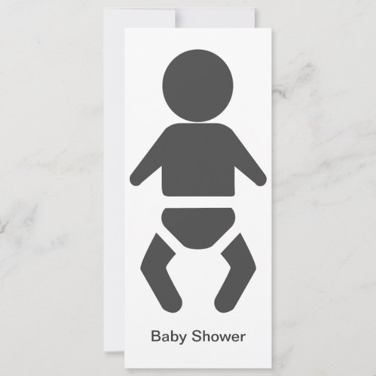 Invitation Icon Baby Grey (Devant)