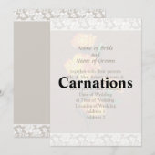 Invitation Icône d'invitation de mariage (Devant / Derrière)