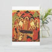 Invitation Icône orthodoxe de la Dormition de la Mère de Dieu (Debout devant)