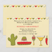 Invitation Icônes Mexicaines (Devant / Derrière)