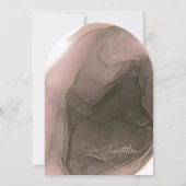 Invitation ID d'arc de Mariage de flux d'encre762 (Dos)