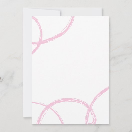 Invitation Idéal Pour Une Première Fille Autour Du Soleil Ann (Dos)