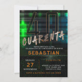 Invitation Ideas para fiestas de 40 cumpleaños para chicos (Devant)