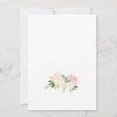 Invitation Idées combinées de baby shower et de Fête de la (Dos)