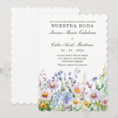 Invitation Idées de Boda de Terracota en Español (Devant / Derrière)
