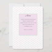 Invitation Idées de fête du thé pour les mères (Dos)