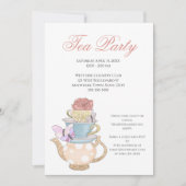 Invitation Idées de Tea Party (Devant)