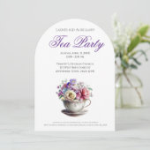 Invitation Idées de Tea Party pour les femmes de l'église (Debout devant)