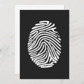 Invitation identité personnelle (Devant / Derrière)