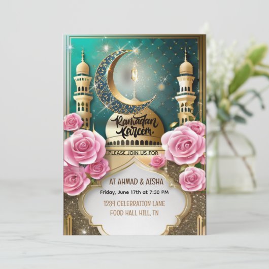 Invitation Iftar | Beau iftar (Debout devant)