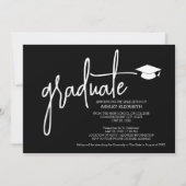 Invitation Ikat Modern Graduation Party (Devant)