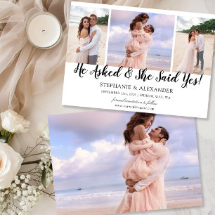 Invitation Il A Demandé À Elle De Dire Oui Photo Engagée Fair