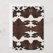 Invitation Il A Dit, Elle A Dit Bride douche boho Jeu (Dos)