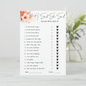 Invitation Il A Dit Qu'Elle A Dit Fête des mariées Game (Debout devant)