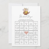 Invitation Il A Dit Qu'Elle A Dit Jeux De Fête des mariées (Dos)