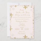 Invitation Il a été écrit dans les étoiles adoption douche (Devant)