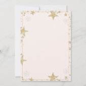 Invitation Il a été écrit dans les étoiles adoption douche (Dos)