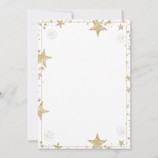 Invitation Il a été écrit dans les étoiles adoption douche (Dos)