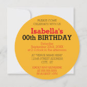 Invitation Il a fallu 100 ans pour regarder ce bon - 00ème In (Dos)