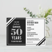 Invitation Il a fallu 50 ans pour regarder ce bon (Debout devant)