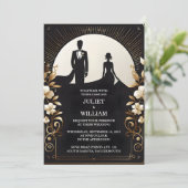 Invitation Il Costume Hommes Adulte Tuxedo Bold Cravate noire (Debout devant)