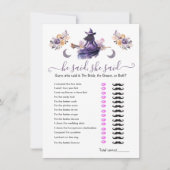 Invitation Il Dit, Elle Dit Sorch jeu de Fête des mariées hit (Devant)